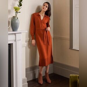 BODEN Harriet Knitted Midi Dress Sz US 6R